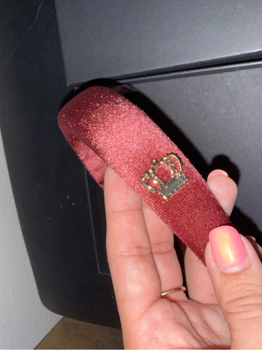 Burgundy Dolce & Gabbana headband brand new never worn.